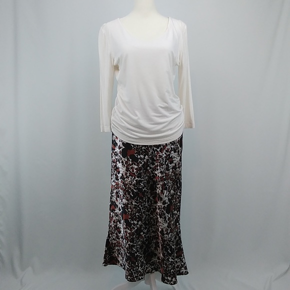 River Island satin midi skirt - Picture 3 of 9